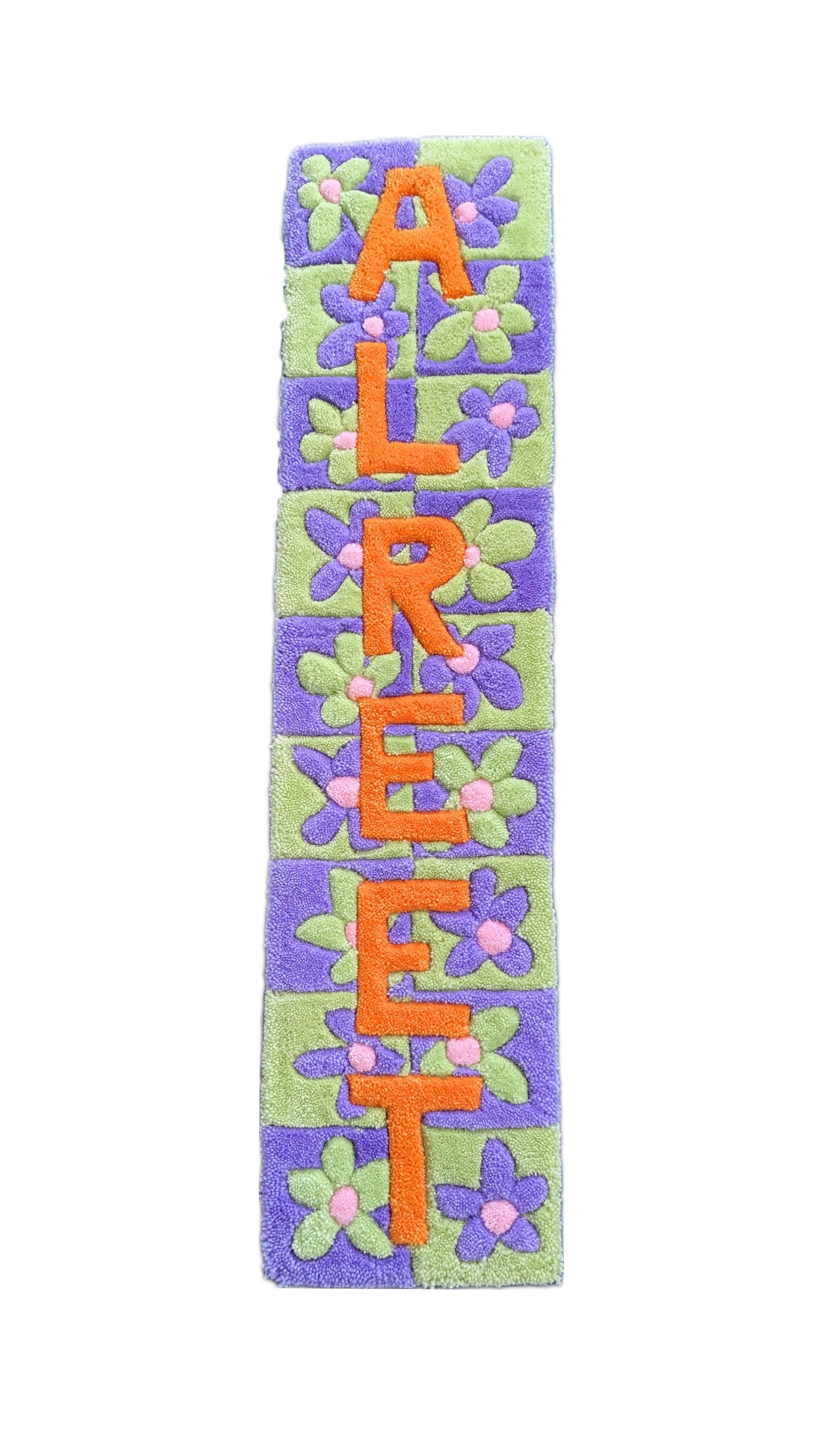 flower pastel long wall hanging community garden collection