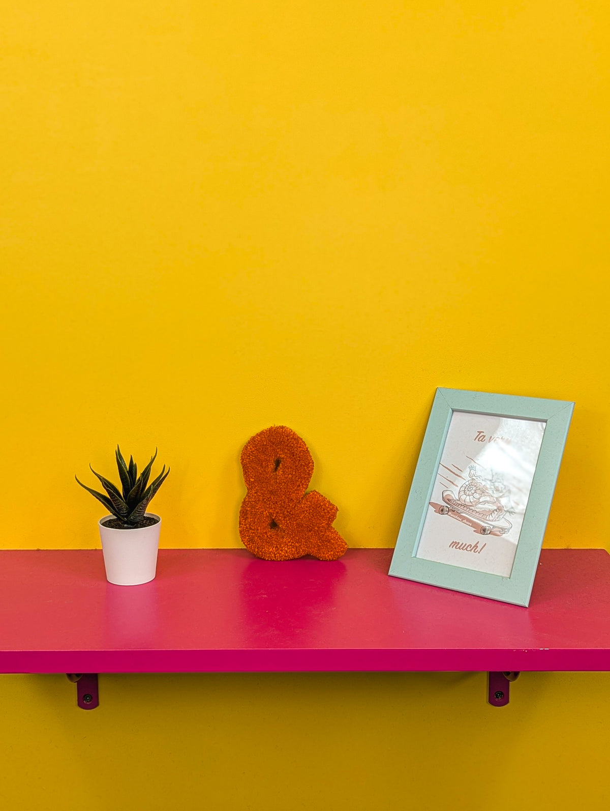 Tufted Fluffy Alphabet Wall Letter & - Colourful Kids Room Decor, Cute Nursery Accent, Personalised Wall Display p