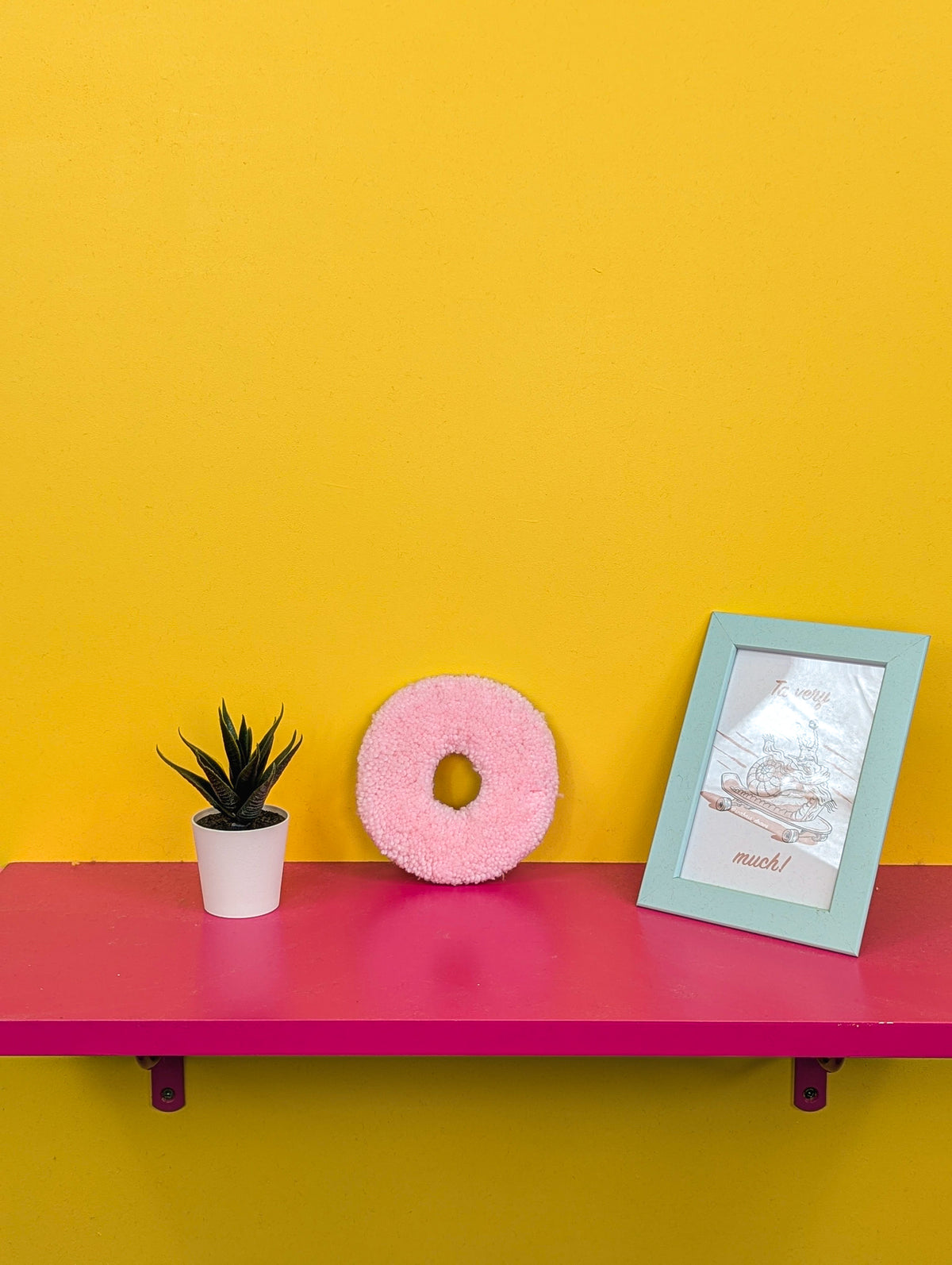 Tufted Fluffy Alphabet Wall Letter O - Colourful Kids Room Decor, Cute Nursery Accent, Personalised Wall Display